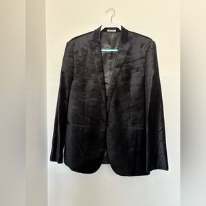 Express Black Velvet Jacket